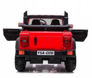Super-Toys MEGA DZIP 4X4, MIĘKKIE KOŁA EVA, MIĘKKIE SIEDZENIE, PANEL, FULL OPCJA /YSA026 YSA-026-CZERWONY - Pojazdy elektryczne dla dzieci Super-Toys MEGA DZIP 4X4, MIĘKKIE KOŁA EVA, MIĘKKIE SIEDZENIE, PANEL, FULL OPCJA /YSA026 YSA-026-CZERWONY - Pojazdy elektryczne dla dzieci - miniaturka - grafika 4