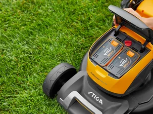 Stiga Kosiarka COLLECTOR 548e S Akumulatorowa z napędem + 2 Akumulatory 4 Ah + Ładowarka podwójna - Kosiarki - miniaturka - grafika 3