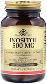 Witaminy i minerały dla sportowców - SOLGAR SOLGAR Inositol 500mg 100vegcaps - miniaturka - grafika 1