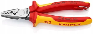 Knipex szczypce do zaciskania tulejek kablowych z oczkami z otworem, długość w mm: 182, 1 sztuki, 97 78 180 T 97 78 180 T - Kombinerki i obcęgi - miniaturka - grafika 2