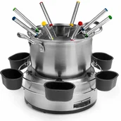 Zestawy do fondue - Princess Rodzinny zestaw do fondue, 800 w, stal nierdzewna, szary Princess - miniaturka - grafika 1