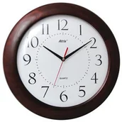 Zegary - Atrix Duży drewniany zegar ścienny / mahoń ATW340M - miniaturka - grafika 1