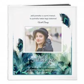 Albumy fotograficzne - NA Murrano Album z Okienkiem Prezent Urodziny Marzenia Nadruk ALB-BO-BK-UV-034 - miniaturka - grafika 1