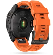Akcesoria do smartwatchy - Garmin Pasek sportowy Iconband do Fenix 5 6 6 Pro 7 Orange 1374 - miniaturka - grafika 1