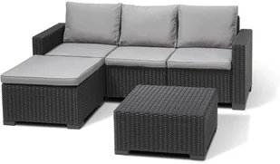 Keter Zestaw technorattanowy Moorea antracytowy KET234706 - Meble ogrodowe - miniaturka - grafika 3