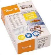 Folie do laminatora - Peach Folia do laminowania kart kredytowych 54x86mm 125mic 100pck Arkuszy 510326 - miniaturka - grafika 1
