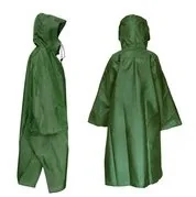 Rockland Peleryna przeciwdeszczowa, poncho CLOUD zielona - Akcesoria turystyczne - miniaturka - grafika 3