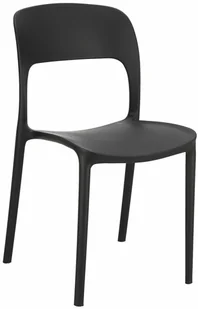 Fotel biurowy, krzesło biurowe D2.Design Krzesło Flexi czarne 40553 - Fotele i krzesła biurowe - miniaturka - grafika 3