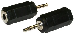 Lechpol Adapter AV Przejście Jack 2,5/3,5 Jack ZLA0280 - Złącza, przejściówki, adaptery - miniaturka - grafika 3