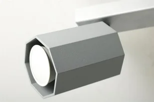 Lampex Plafon Hex 2 popiel lampex_744/2 POP - Lampy sufitowe - miniaturka - grafika 4