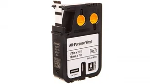 Dymo XTL All Purpose Tape Vinyl 12 mm x 7 m black to white 1868751 - Papier do drukarek - miniaturka - grafika 3