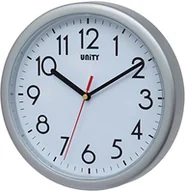 Zegary - UNITY Unity Hastings Zegar ścienny, nowoczesna, 22 cm, cichy, srebrna, 22 x 22 x 5 cm UNSW640 - miniaturka - grafika 1