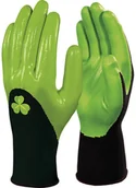 Odzież robocza - Rękawica DPVE715VE06 z poliestru Powłoka nitrylowa zielona roz 6 - miniaturka - grafika 1