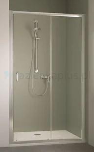 Kermi Stina Drzwi przesuwne 2-częściowe z polem stałym ST G2D 120 cm ST G2D 12019 VPK - Kabiny prysznicowe - miniaturka - grafika 2