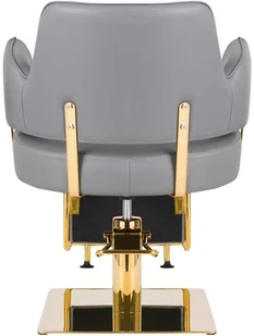 GABBIANO ACTIVESHOP Fotel Fryzjerski Linz Złoto Szary - Fotele fryzjerskie - miniaturka - grafika 5