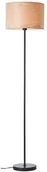 Lampy stojące - Brilliant Romm 93140/76 lampa stojąca podłogowa 1x52W E27 drewno/czarna - miniaturka - grafika 1