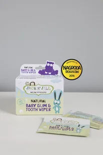 JACK N'JILL - pasty do zębów Jack N'Jill, Naturalne chusteczki do mycia dziąseł niemowląt, 25 szt. JJN00201 [5787997] - Grzechotki dla dzieci - miniaturka - grafika 3
