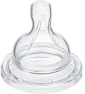 Philips antykolkowy Airflex - silikon, 0-6m, wolny przepływ (2szt.) - Smoczki do butelek - miniaturka - grafika 5