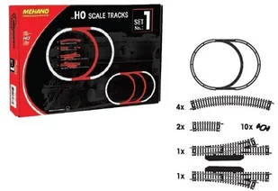 Mehano HO Zestaw torów nr1 MEH-F101 - Akcesoria i części modelarskie - miniaturka - grafika 3