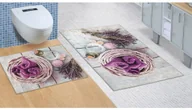 Dywaniki łazienkowe - Komplet łazienkowy bez wycięcia Lawenda, 60 x 100 cm, 60 x 50 cm - miniaturka - grafika 1