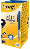Długopisy - BIC ball point Blue 0,8 MM Pack of 50 Pieces, 11bic190126 (Pack of 50 Pieces Retractable Pen) M10FB - miniaturka - grafika 1
