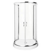 Kabiny prysznicowe - Novoterm Kabina prysznicowa przyścienna z brodzikiem Vibe Vibe - miniaturka - grafika 1