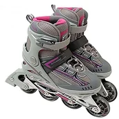 Rolki - Pro Accro Pro Accro Łyżworolki męskie Spa075 szare/fuksja 37 SPA075VI-37 - miniaturka - grafika 1