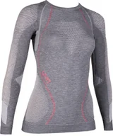 Pozostała odzież narciarska - UYN Ambityon Womens Shirt LS Melange Grey XS - miniaturka - grafika 1