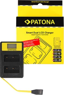 Patona Immax Ładowarka Dual Fuji NP-W126 s LCD,USB - Ładowarki do aparatów dedykowane - miniaturka - grafika 2