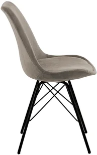 Actona Krzesło Eris Sztruks Szare - Krzesła - miniaturka - grafika 2