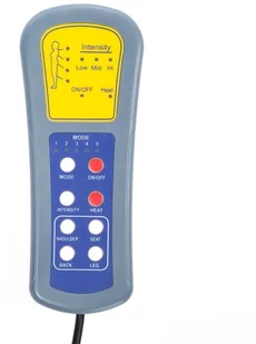 vidaXL Lumarko Elektryczny fotel masujący, rozkładany, czarny, sztuczna skóra 3073795 - Fotele - miniaturka - grafika 6