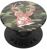Uchwyty samochodowe do telefonów - PopSockets PopSockets PopGrip - Rozkładany uchwyt i podstawka do telefonów oraz tabletów z wymiennymi krążkami PopTops - My Deer 801002 - miniaturka - grafika 1