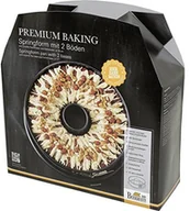 Formy do ciast - Birkmann Forma do pieczenia Premium pieczenia, ze stali nierdzewnej, szary, 2-częściowy, 28 cm 882041 - miniaturka - grafika 1