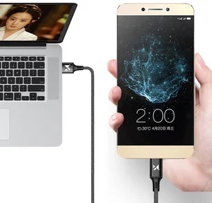 Wozinsky kabel przewód USB - Lightning 2,4A 1m czarny WUC-L1B - Kable USB - miniaturka - grafika 23