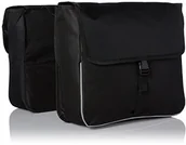 Akcesoria turystyczne - Dresco dresco 5251701 podwójne torba na rower, czarna 5251701 - miniaturka - grafika 1