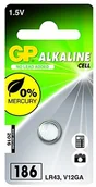Baterie i akcesoria - GP GP ALKALINE BUTTON CELL LR43 186 1-P 186 - miniaturka - grafika 1