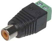 Akcesoria do monitoringu - Łącznik CINCH-G/S*P10 CINCH-G/S*P10 - miniaturka - grafika 1