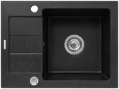 Zlewozmywaki - Pyramis SENAR 2 czarny - miniaturka - grafika 1