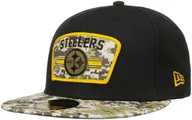 Czapki damskie - New Era Czapka 59Fifty Pittsburgh Steelers by czarny, 7 1/8 (56,8 cm) - miniaturka - grafika 1