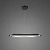 Lampy sufitowe - Altavola Design Lampa sufitowa Nowoczesna lampa sufitowa LED czarna Altavola Led shape LA073/P_60_in_3k_black_dimm LA073/P_60_in_3k_black_dimm - miniaturka - grafika 1