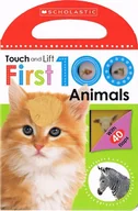 Książki edukacyjne - Touch and Lift First 100 Animals - miniaturka - grafika 1