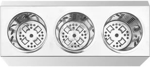 vidaXL Pojemnik na sztućce, 3 przegrody, prostokątny, stal nierdzewna vidaXL - Akcesoria do sztućców - miniaturka - grafika 5