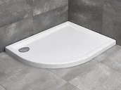 Brodziki prysznicowe - Radaway Tasos E 100x80 prawy biały STE1086-30R - miniaturka - grafika 1