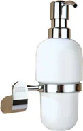 Mydelniczki i dozowniki mydła - Art Platino EMIRA Dozownik mydła z uchwytem ściennym chrom EMI-85072 - miniaturka - grafika 1