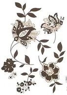 Naklejki na ścianę - Komar Deco naklejki "Jackie", 1 sztuki, brązowy, 17030h 17030h - miniaturka - grafika 1