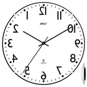 Zegary - Atrix Zegar chodzący do tyłu convex #1 lustro AC2030_1L - miniaturka - grafika 1