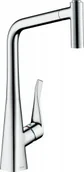 Baterie kuchenne - Hansgrohe 73801000 M7116-H320 Jednouchwytowa bateria kuchenna 320 wyciągana wylewka 2jet chrom - miniaturka - grafika 1