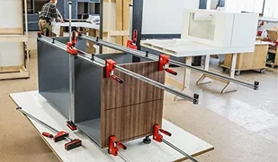 Bessey Ścisk stolarski pełnopowierzchniowy 1500x95mm, 255-1610mm REVO [KRE150-2K] KRE150-2K - Imadła i ściski - miniaturka - grafika 3