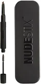 Akcesoria i kosmetyki do stylizacji brwi - Nudestix Eyebrow Stylus 2w1 kredka i żel do brwi Brown 0.2g + 2.4ml - miniaturka - grafika 1