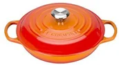 Brytfanny - Le Creuset 21180260902430 Signature profesjonalny garnek 26 cm, ofenrot Gourmet 21180260902430 - miniaturka - grafika 1